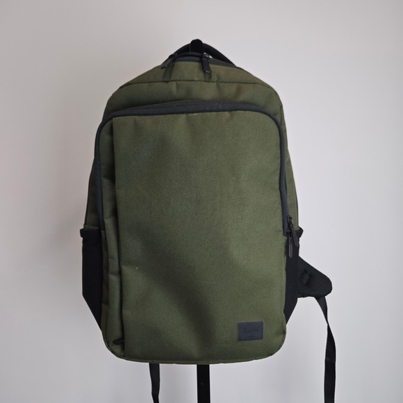black leather backpack for school Men | 16